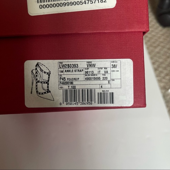 VALENTINO Rockstud Caged Patent Pump Size 38.5 - Picture 5 of 7